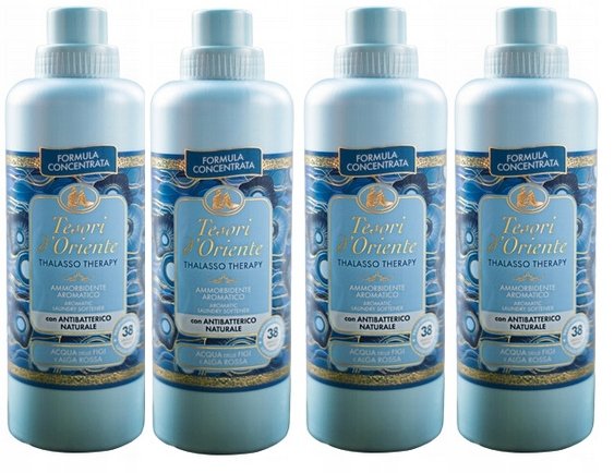 Tesori Zestaw 4 Włoskich Płynów do płukania Tesori d'Oriente THALASSO