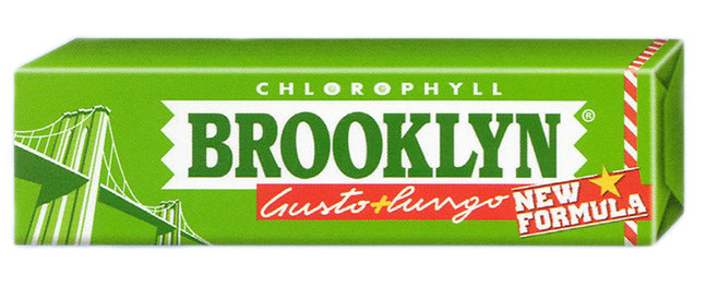 Gumy zielone z chlorofilem 9sztuk - Brooklyn