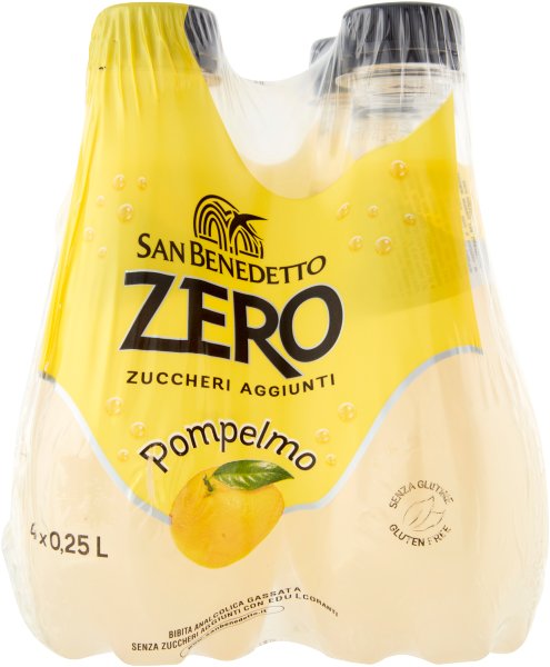 Napój gazowany Pompelo Zero 4x250ml - San Benedetto
