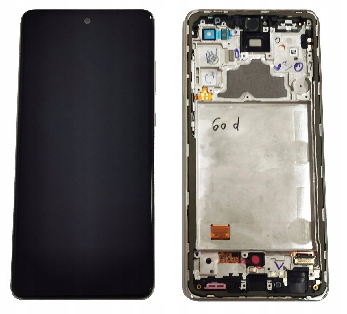 ORYGINALNY SERVICE PACK WYŚWIETLACZ AMOLED SAMSUNG A72 A725 BIAŁY RAMKA