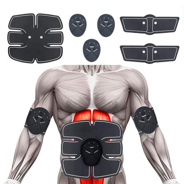 Sixpack EMS elektrostymulator mięśni brzucha pleców ramion ud nóg