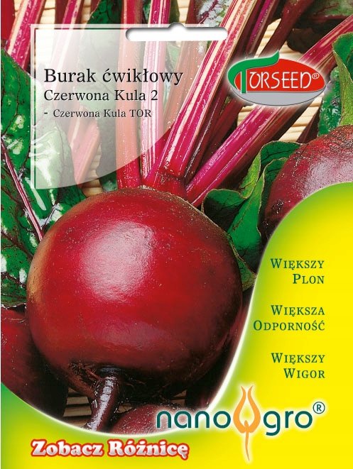 Nasiona Burak ćwikłowy Czerwona Kula 2 NANO- Torseed