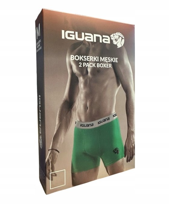 Iguana Majtki Bokserki wielokolorowy rozmiar L
