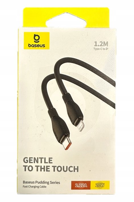 Kabel Baseus USB typ C - Apple Lightning 1,2 m czarny