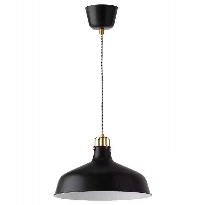 IKEA RANARP LAMPA WISZĄCA CZARNA 38 CM