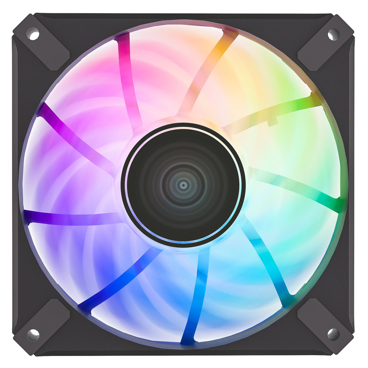 Wentylator Fander Roxo P12 ARGB PWM PST Revers 120mm Czarny (FRX121)