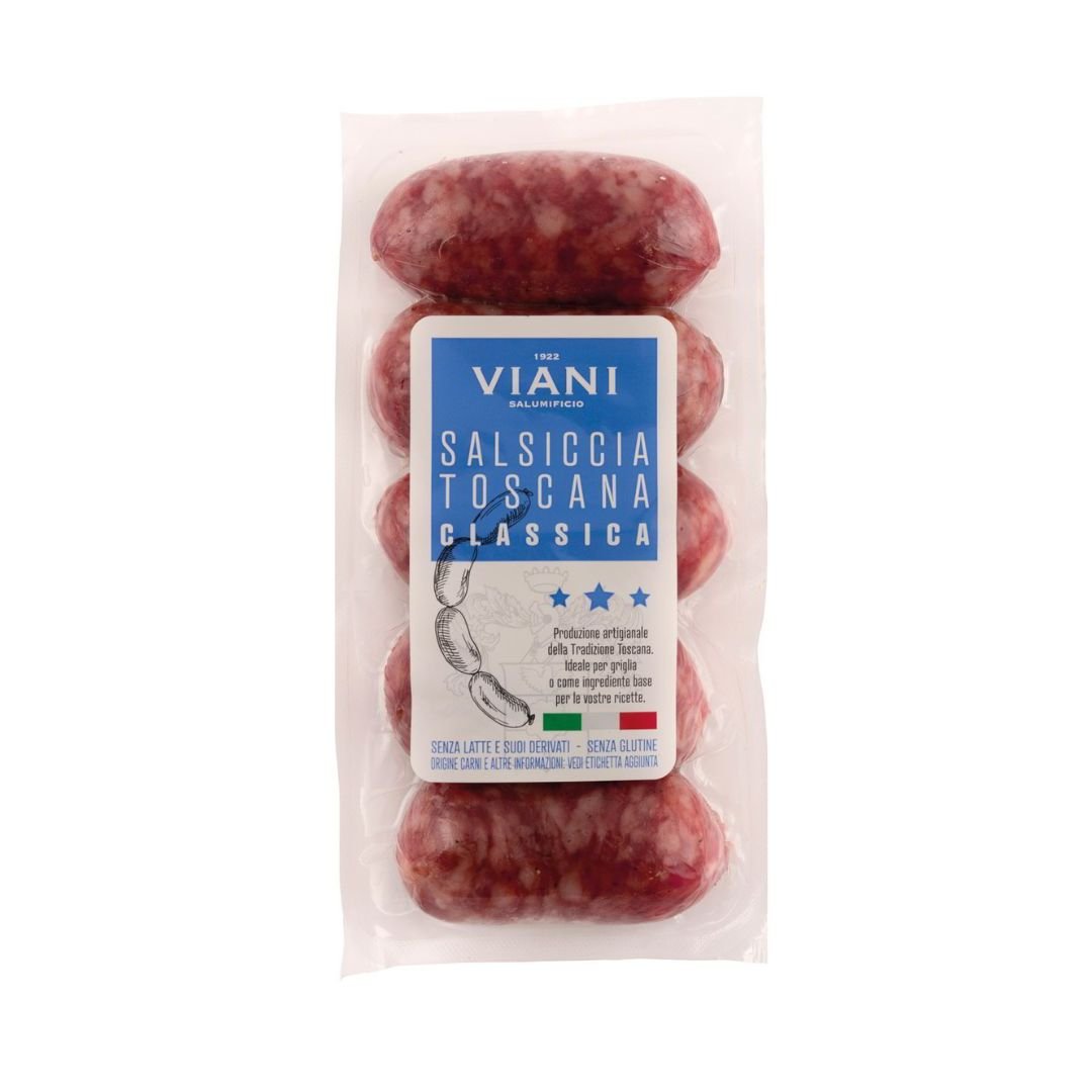 Kiełbaski dojrzewające Salsiccia Toscana Classica 300g - Viano Salumificio