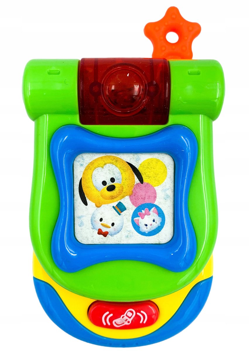 Zabawkowy telefon dla dzieci z klapką telefonik