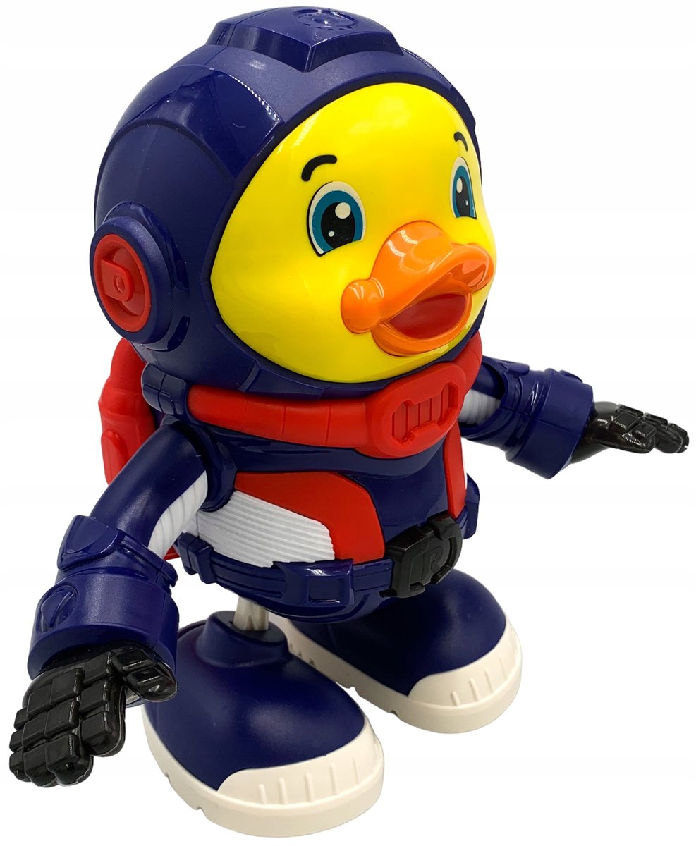 Kosmiczna tańcząca kaczka astronauta kaczka świecąca