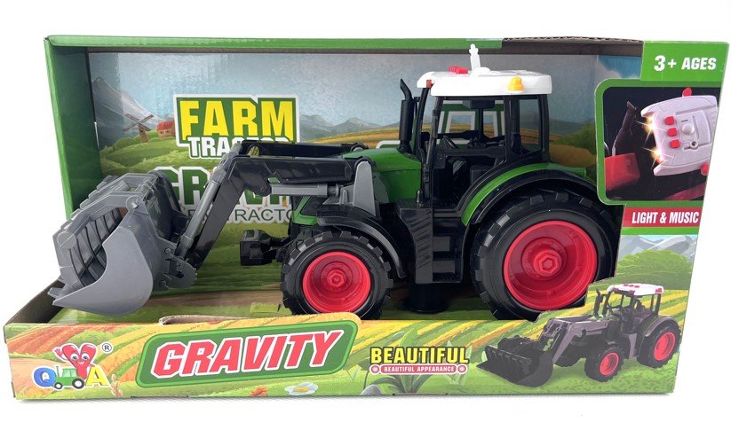 Traktor z Łyżką ŚW/DŹW. w Pudełku 2739