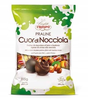 Czekoladki Cuor di Nocciola 115g - Crispo orzechowe włoskie pralinki