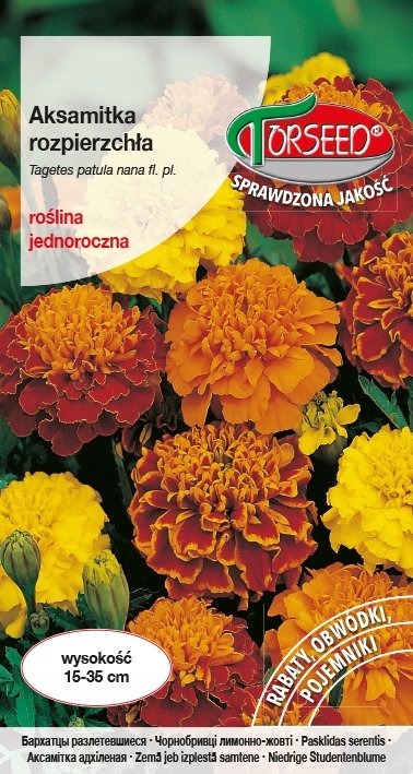 Nasiona Aksamitka rozpierzchła niska mieszanka 1g - Torseed