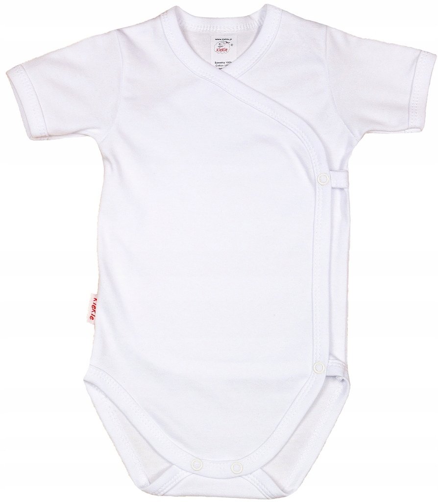 Body KOPERTOWE K/R 100% Bawełna BIAŁE r 74 KLEKLE