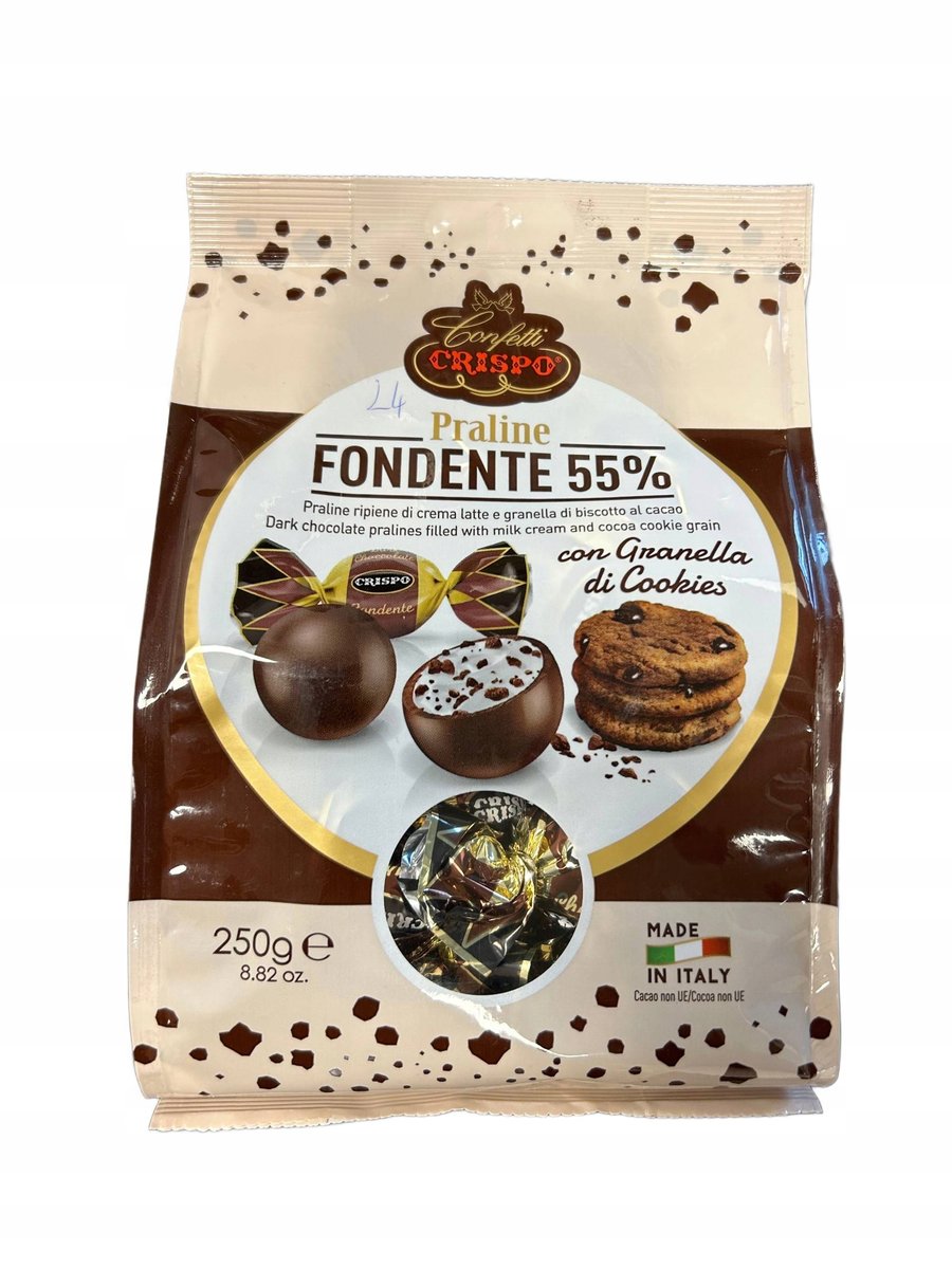 Czekoladki gorzka czekolada Confetti Fondete 55% Cocoa Pralines 250