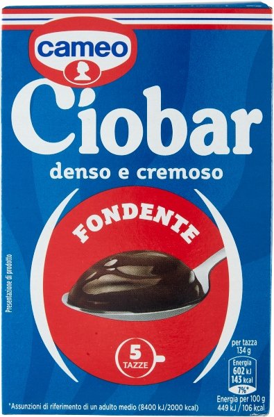Czekolada do picia gorzka włoska 5 porcji Ciobar 115g - Cameo