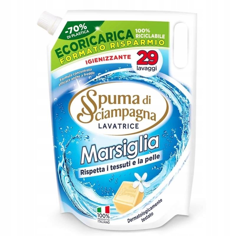 Płyn do prania mydło marsylskie 29 prań Marsiglia Spuma di Sciampagna