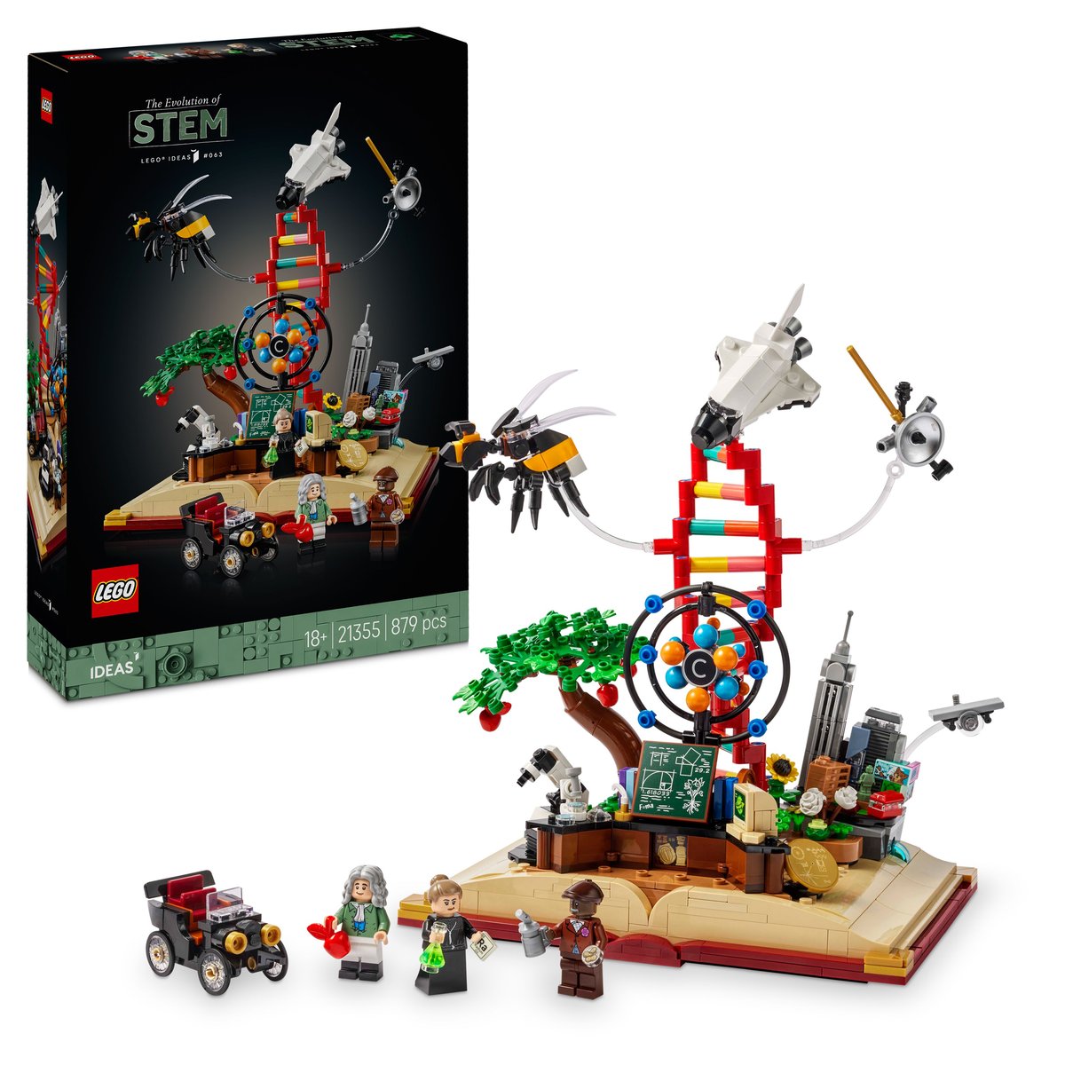 LEGO Ideas Ewolucja przedmiotów ścisłych 21355