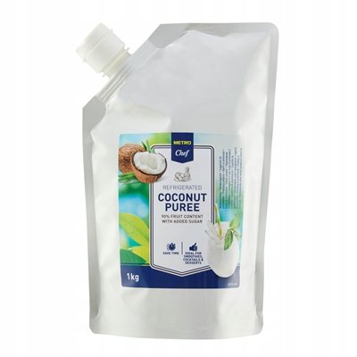 Puree Kokos 1kg - Metro Chef cukiernicze naturalne pulpa kokosowa desery