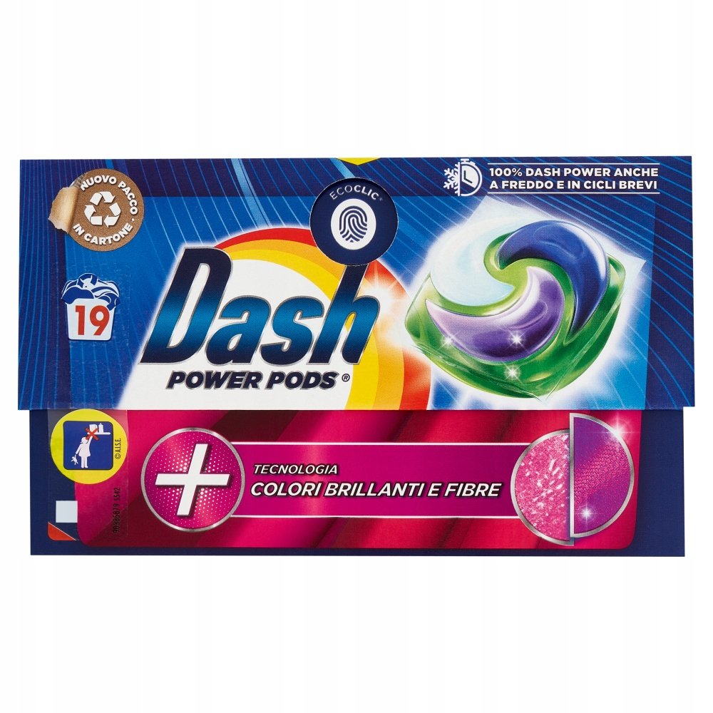 Kapsułki do prania ochrona i wzmacnianie włókień kolor &Fibre Dash z Włoch