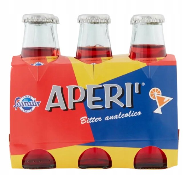 Napój Aperi Bitter Analcolico 3x200ml - Spumador aperitiv do drinków