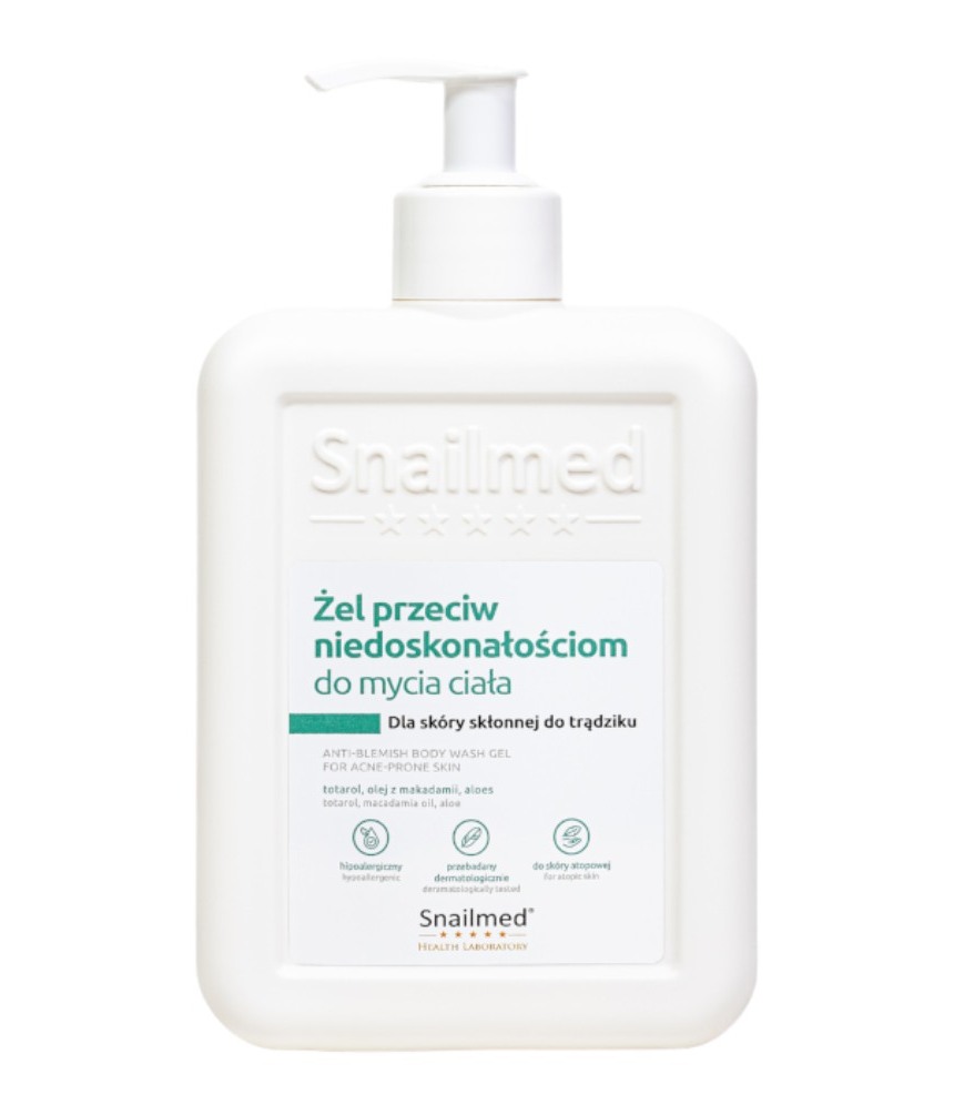 Snailmed Żel do mycia ciała przeciw niedoskonałościom, 300ml