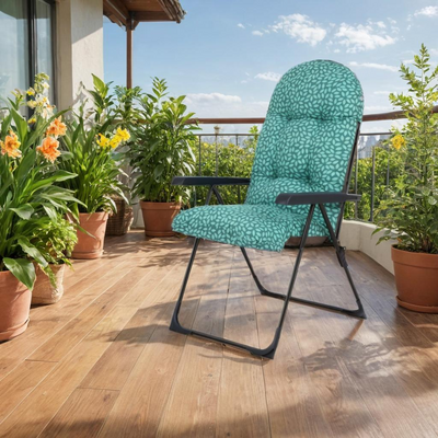 Fotel ogrodowy Samar K2 59 x 70 x 104 cm zielony