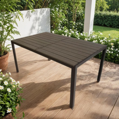 Stół Spark 150 x 89,5 x 71,5 cm brązowy