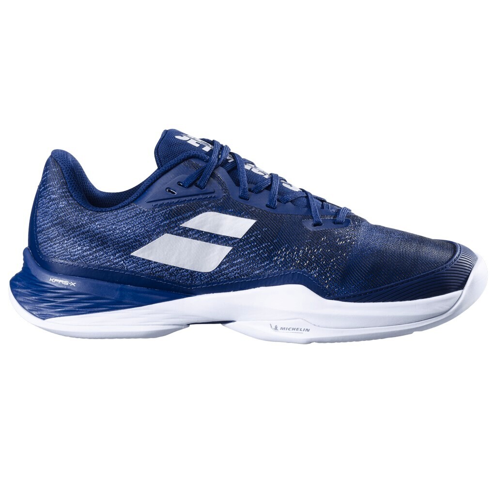 Męskie buty tenisowe Babolat Jet Mach 3 Clay Men Dark Blue/Silver EUR 43