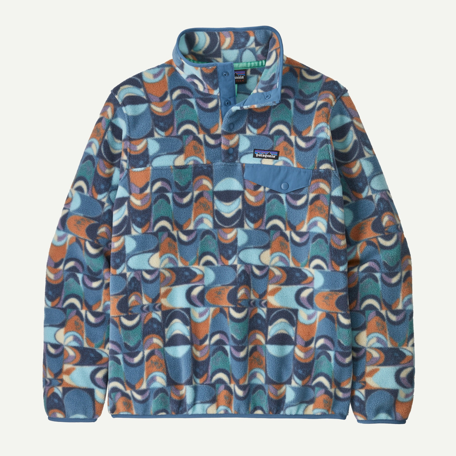 Bluza damska Patagonia W's LW Synch Snap-T P/O Rozmiar: L / Kolor: niebieski