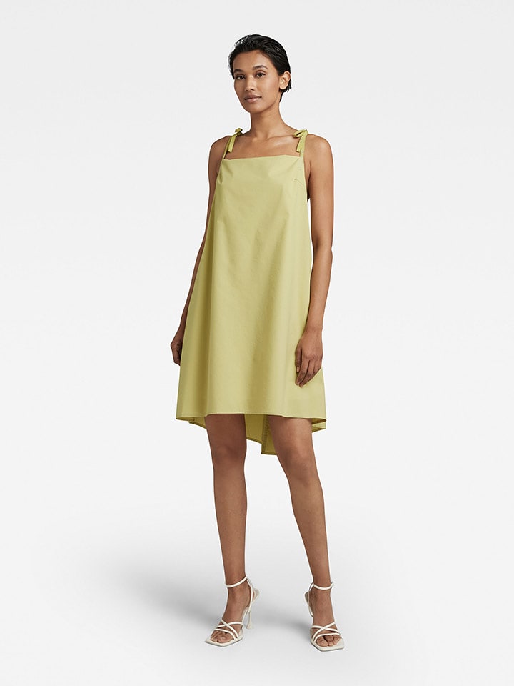 G-Star Sukienka w kolorze limonkowym