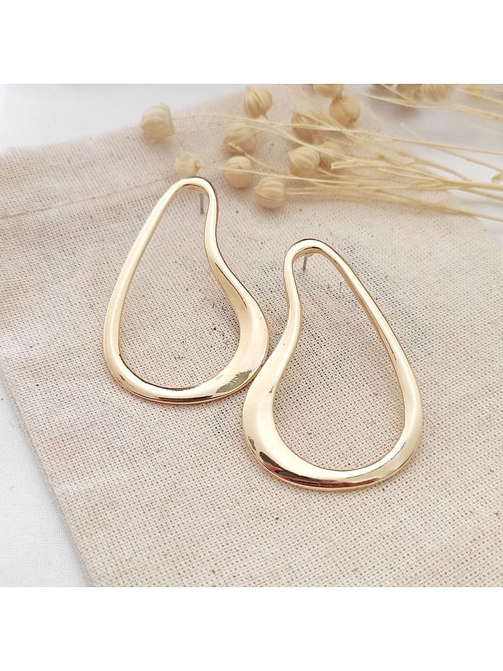 atelier MIU Pozłacane kolczyki-wkrętki