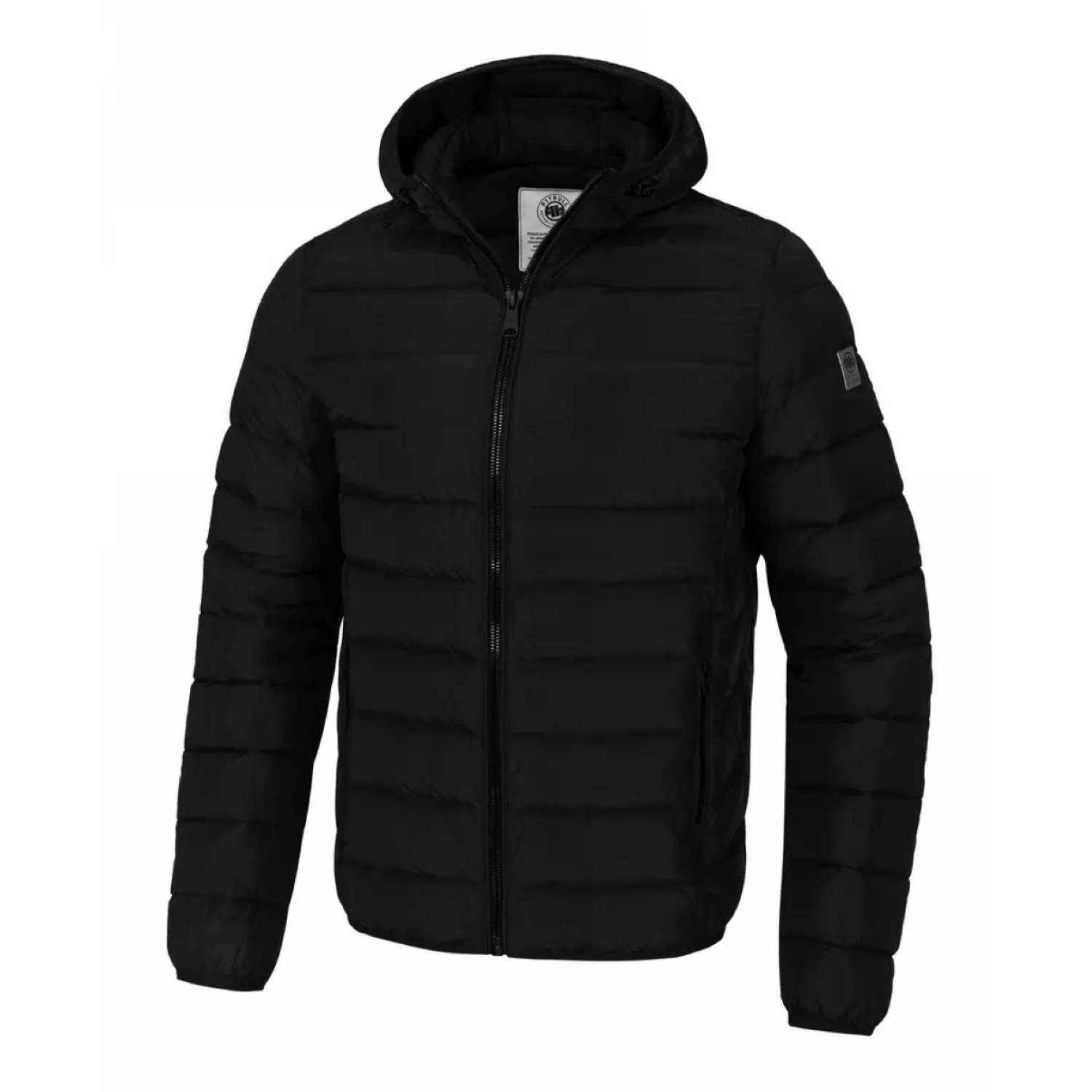 Kurtka zimowa z kapturem Pit Bull Seacoast III '24 - Czarna  S