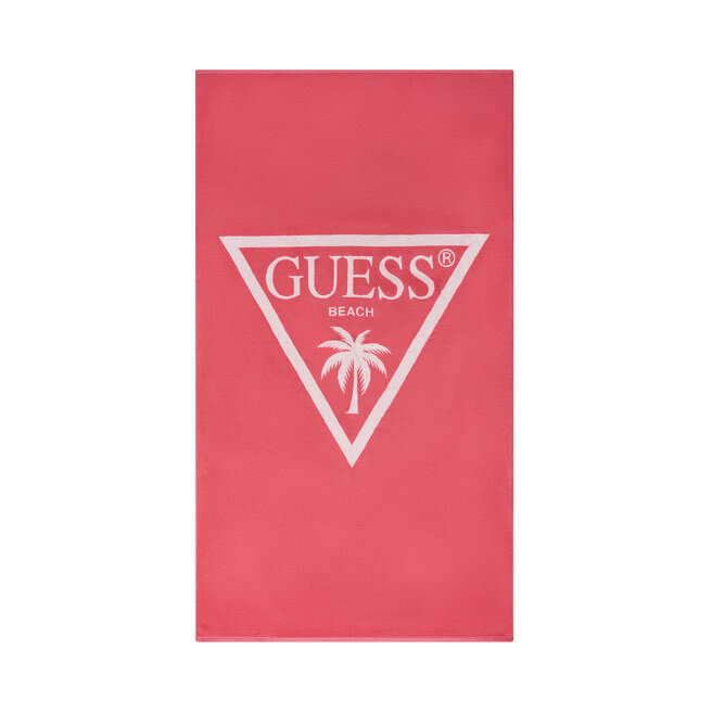 Ręcznik plażowy Guess E5GZ14 SG00P Różowy