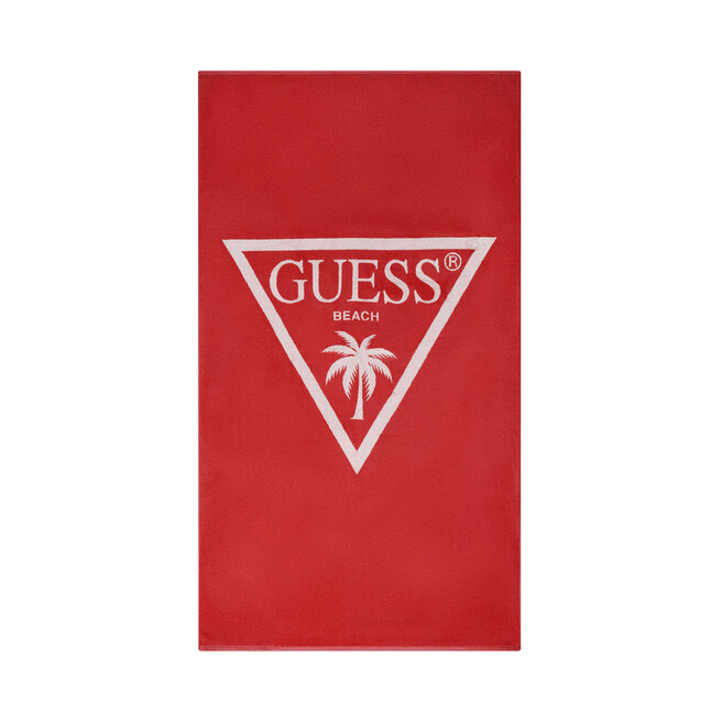 Ręcznik plażowy Guess E5GZ14 SG00P Czerwony
