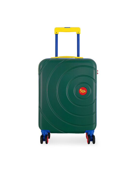 Semi Line Walizka kabinowa T5931-1 Zielony