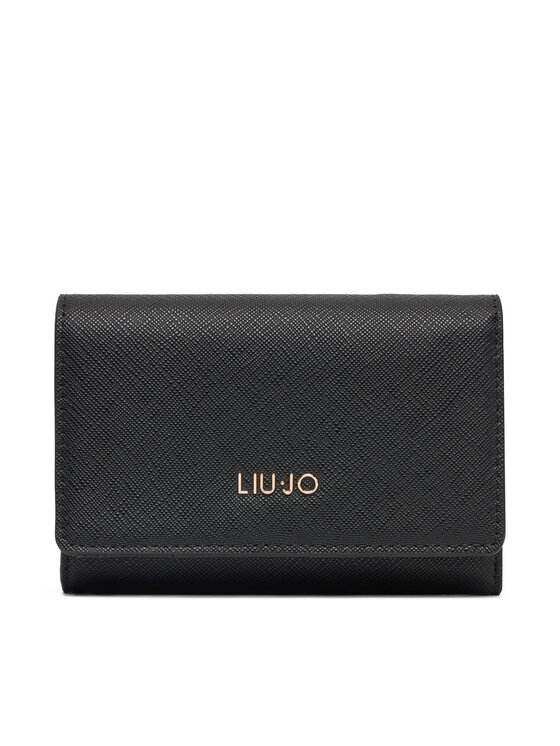 Liu Jo Duży Portfel Damski M Trifold AA5167 E0087 Czarny