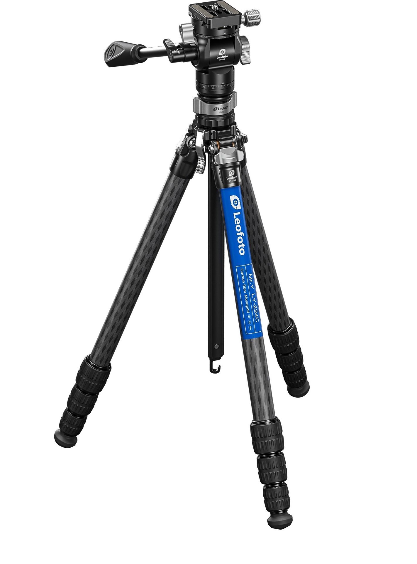 Statyw Leofoto LY-224C+BV-0R+LB-38 (Czarny)