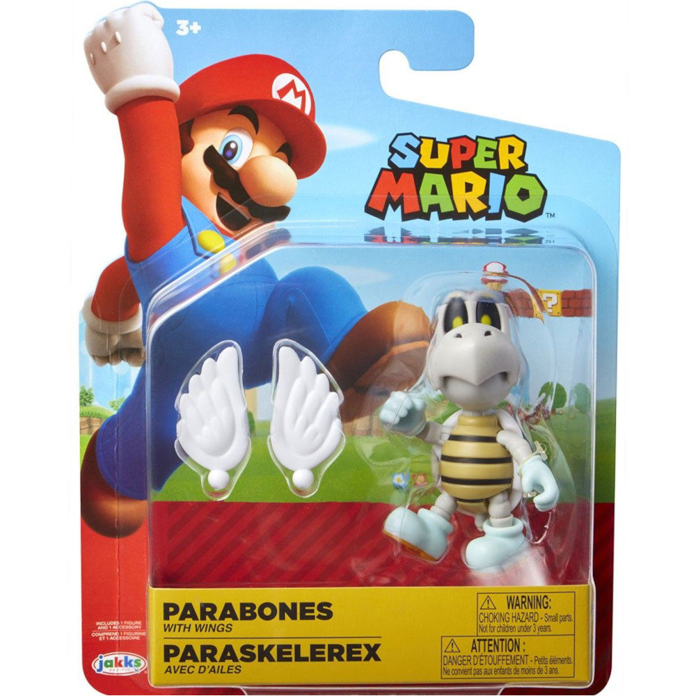 SUPER MARIO JAKKS PACIFIC ORYGINALNA RUCHOMA FIGURKA PARABONES + WINGS