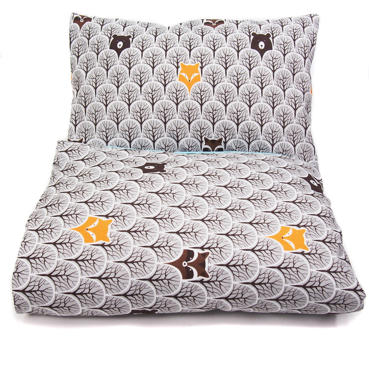 Posciel 140 x 100 cm - Akuku szare