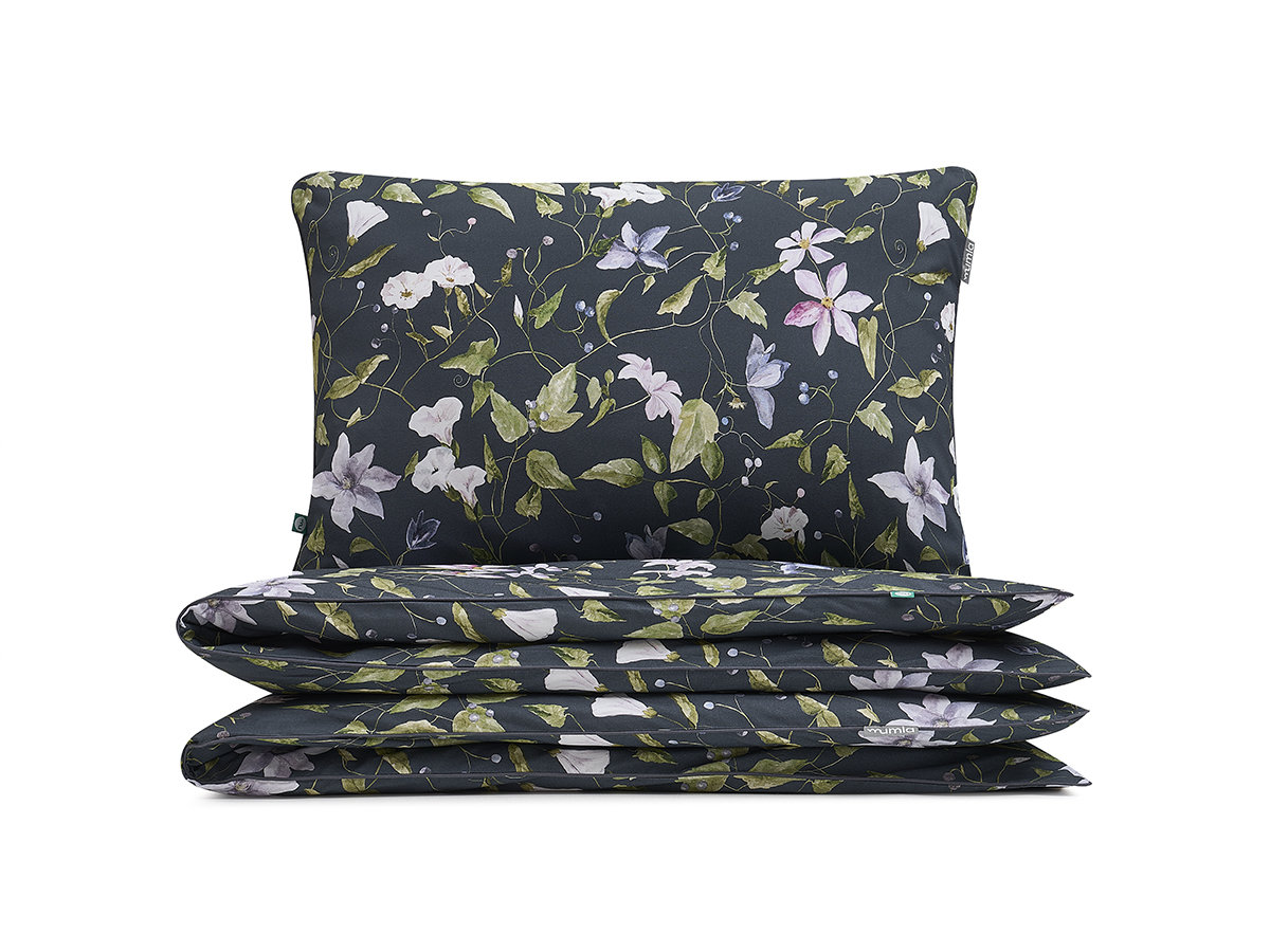 pościel powojniki 220x200 cm + 2x 60x50 cm - MUMLA