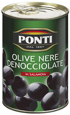 Ponti Oliwki czarne bez pestek puszka 400 g