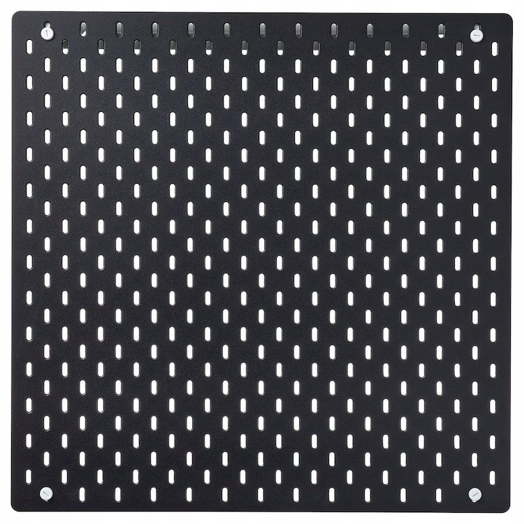 IKEA SKADIS TABLICA PERFOROWANA CZARNA 56x56 CM