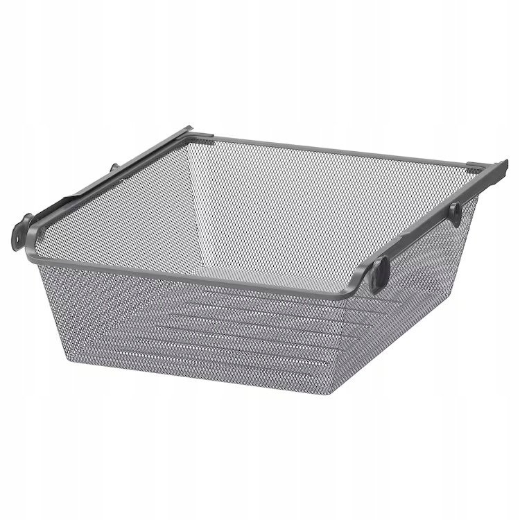 IKEA KOMPLEMENT KOSZ DRUCIANY Z PROWADNICĄ 50x58cm