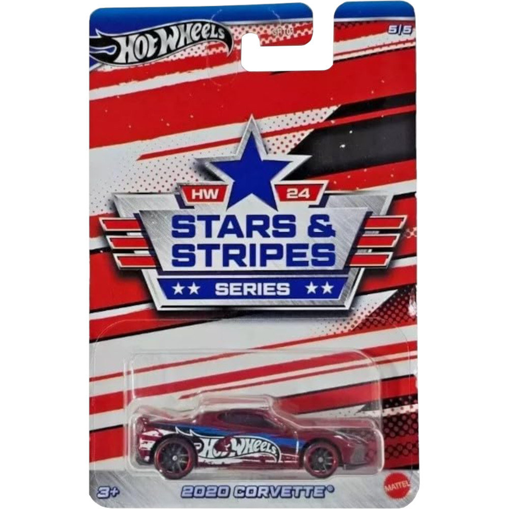 HOT WHEELS STARS AND STRIPES SERIES 2024 AUTKO POJAZD 2020 CORVETTE 5/5