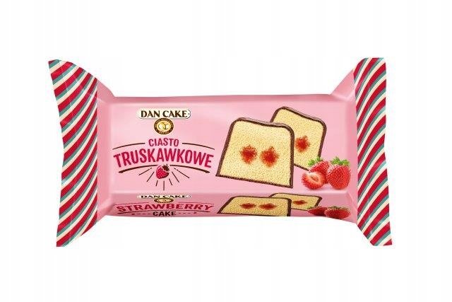 Ciasto z nadzieniem truskawkowym DAN CAKE 400 g