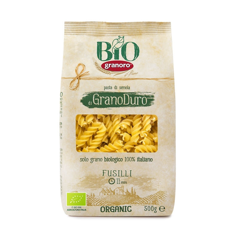Makaron pszenny fusilli BIO 500 g - Granoro