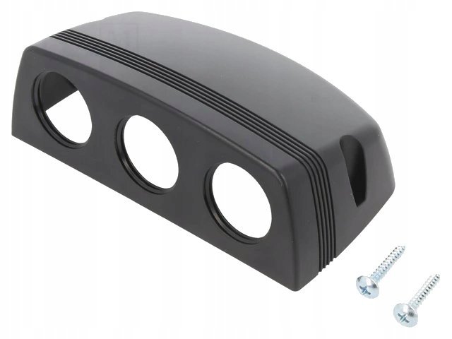 RAMKA PANEL OBUDOWA GNIAZDA ZAPALNICZKI WOLTOMIERZA ŁADOWARKI USB x3