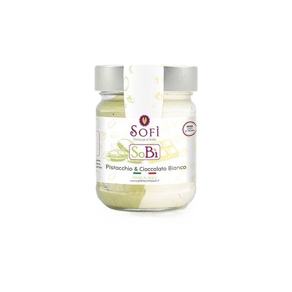 Krem pistacjowy i biała czekolada - bez oleju palmowego, 190 g / PistacchioSofi