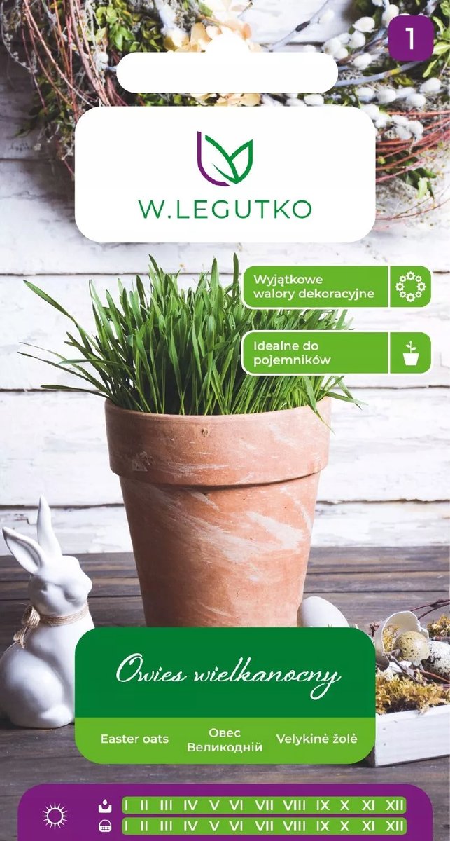 Nasiona Owies wielkanocny 20g - W.Legutko