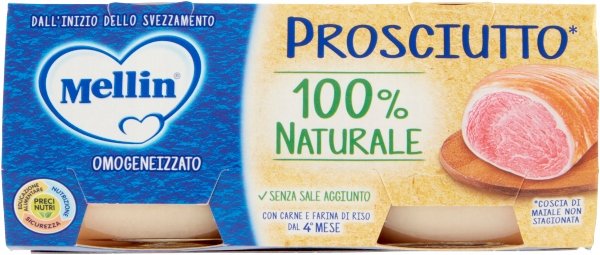 Mellin Prosciutto 80grx2 Obiadek dla dzieci